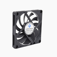 Ventilateur axial sans balais 8010 DC 5V 12V 24V ultra-mince à double roulement à billes pour le refroidissement des ordinateurs, des processeurs, des téléviseurs intelligents et des décodeurs
