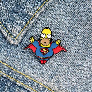 Pins Metálicos de <span class=keywords><strong>los</strong></span> <span class=keywords><strong>Simpson</strong></span> al por Mayor, Pin de Esmalte Duro para Ocasiones como Navidad, Día Nacional, Halloween, Graduación, Temática de Hadas - Product Image 6