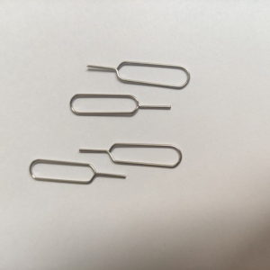 Pin <span class=keywords><strong>per</strong></span> Scheda SIM in Acciaio Nichelato di Alta Qualità OEM, Estrattore <span class=keywords><strong>per</strong></span> Vassoio SIM <span class=keywords><strong>per</strong></span> Parti Stampate di Telefoni Cellulari - Product Image 2