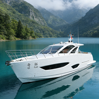 Yacht à moteur en aluminium de 41 pieds Kinlife Factory Direct, cabine confortable, pour la location, les affaires et les loisirs