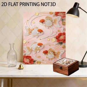 Xixi Vente en gros de toiles modernes personnalisées en relief avec cadre pour la décoration intérieure, et peinture perlée DIY pour débutants - Product Image 6