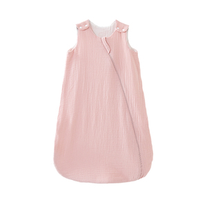 IDBABY Candy Teddy Gilet unisexe 2 couches à fermeture éclair pour nouveau-né, en coton fin d'été, anti-humidité, sans manches, pyjama-<span class=keywords><strong>gigoteuse</strong></span> pour bébé - Product Image 6