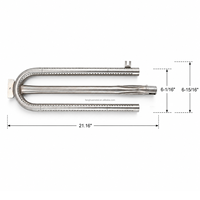 Bagian Komersial untuk Memasak, Pembakar Tabung Bentuk U dari Baja Tahan Karat untuk Peralatan Panggangan Gas dan Kompor Listrik