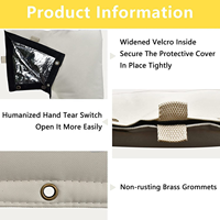 Kmandlu – Housse de protection multifonctionnelle 600D pour robinet, imperméable et isolante, anti-gel, haute qualité, moderne, pour l'hiver