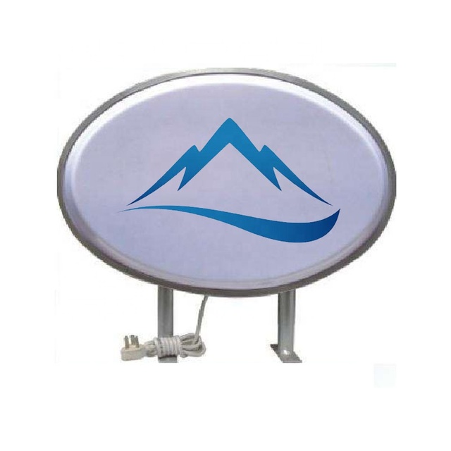 Customizable Round Acrylic LED Light Box for Indoor/Outdoor Advertising with High Brightness