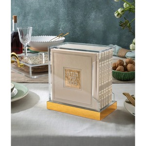 Boîte <span class=keywords><strong>de</strong></span> rangement Lucite Bencher, en acrylique poli or et argent, 6x6, pré-assemblée, support pour livres <span class=keywords><strong>de</strong></span> Judaica pour la maison et la synagogue juives - Product Image 6
