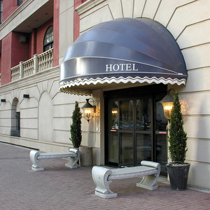 Nhà Hàng/Cửa Hàng Dự Án Nửa Vòng Mái Hiên Mái Vòm Hình Bán Nguyệt Tán Mái Hiên - Product Image 1