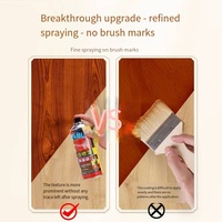 Échantillon Gratuit Peinture de Rénovation pour Bois Massif, Double Composant, Acrylique à Base d'Eau, Vernis à Grain de Bois, Changement de Couleur, Décoration Intérieure
