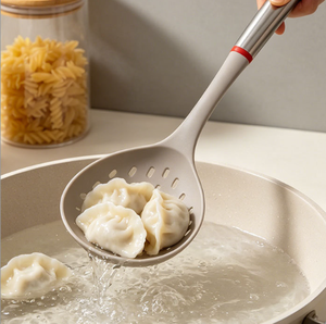 Modern Simple 7Pcs Food Grade Silicone <b>Kitchen</b> <b>Utensil</b> Set <b>Stainless</b> <b>Steel</b> Handle with Hanging Storage Stand - Product Image 5