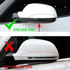 2 Cubiertas para Espejos Retrovisores Laterales para Audi A4 S4 B8 B8.5 8K FSI TFSI TDI 2013-2016, Accesorios para Automóviles - Product Image 2