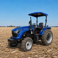 Tracteur agricole Ruijie fabriqué en Chine, moteur diesel Yuchai Euro 5 CE EPA, transmission par engrenages, 4 roues motrices
