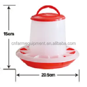 High Quality Feeder pan bucket and Water drinker bucket in chicken house for poultry farm