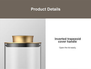 VAgrinder yeni tasarım alüminyum cam kavanoz Stash Pro su koku geçirmez ot konteyner ile ücretsiz lazer logo - Product Image 4