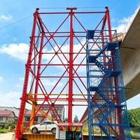 Pont roulant de levage vertical 30T sur mesure pour la construction et le transport de matériaux de citerne à ciment