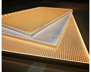 Plaque de guidage lumineux PMMA à motif de points haute luminosité pour éclairage de panneaux Rina Tech - Product Image 2