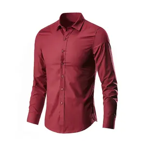 camisas de hombre chemise homme de lux casual shirts for men long Short sleeve Suit shirt for men casual men business shirt