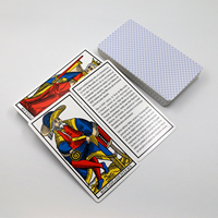 Jeu de tarot vintage de Marseille, impression personnalisée, 78 cartes avec guide pour les lecteurs de tarot et la pratique de la divination