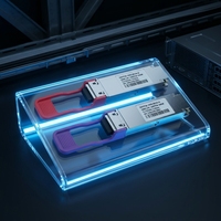 Nouveau module fibre optique QSFP-100G-20KM BIDI à fibre unique, compatible avec les grandes marques d'équipements (paire)