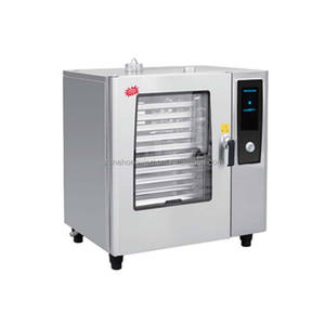 Forno Combinato Professionale Shineho in Acciaio Inox per <span class=keywords><strong>Pizza</strong></span>/Hamburger a Gas con 6/10/20/40 Teglie e Pannello Computerizzato in Vendita - Product Image 1
