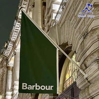 Drapeau suspendu personnalisé pour restaurant, bannière remplaçable pour hôtels, cafés et bars, impression de logo disponible, bannière suspendue personnalisée