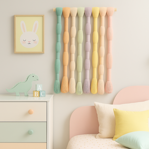 Bola de esfericidad hecha a mano, macramé decorativo, burbujas, colgantes de pared, arte, decoración del hogar, decoración de pared para el hogar, cabecero de regalo de lujo - Product Image 4