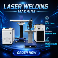 Machine de soudage laser portative QCW, quasi-continu, pour métaux fins, acier inoxydable, aluminium