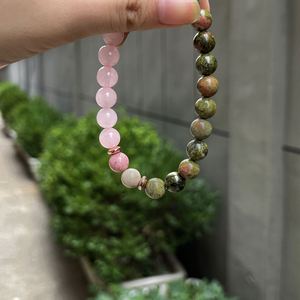 Bracelet en pierre naturelle avec perles de verre colorées, stimulant la créativité, potentiel marketing viral innovant, service de regroupement de produits - Product Image 4