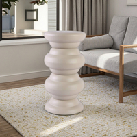 Meubles de café, table basse minimaliste, table d'appoint moderne avec revêtement en poudre, forme spirale, meubles de salon en métal