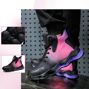 Bottes de sécurité Classiques La Mode Pour hommes ET femmes, chaussures de travail souples, confortables ET respiantes. - Product Image 4