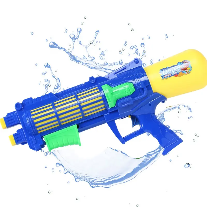 Pistola de água de plástico para crianças, arma de brinquedo personalizada de verão ao ar livre