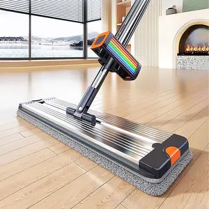 Bộ lau nhà Joybos 2024 thế hệ mới, chất liệu vải sợi nhỏ siêu mịn, dụng cụ lau nhà gia đình, chất lượng cao, cán xoay bằng hợp kim nhôm phẳng - Product Image 2