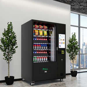 Magasin de détail réfrigéré Distributeur automatique Bouteille Snacks Fonctions de vente Code QR Carte de crédit Changement de pièce Retour Basé sur le cloud - Product Image 1