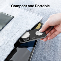 Chargeur sans fil magnétique 3-en-1 pliable 15W, chargeur rapide pour téléphone, chargeur intelligent 3-en-1 Qi1 2 portable pour Apple iPhone Samsung
