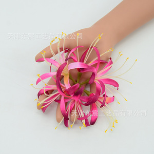 Fleurs artificielles de lys araignées Dongchen Crafts, 16 cm, fleurs en soie, décoration, accessoires de photographie de mariage, décoration de la maison - Product Image 2