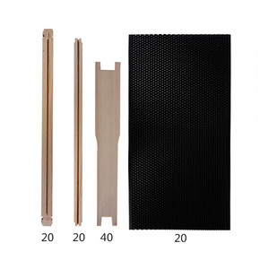 โครงรังผึ้งไม้แบบลึกพร้อมแผ่นฐานพลาสติก - Product Image 2