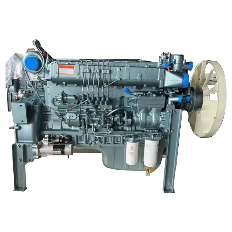 Sinotruk HOWO 371 375 Truck Engine Spare Parts Used WD615.96E Truck Diesel Engine Remanufactured Engine