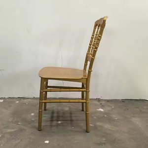 Chaise <span class=keywords><strong>Napoleon</strong></span> en plastique de l'<span class=keywords><strong>or</strong></span> brillant pp de cadre entier de Offres Spéciales dans le <span class=keywords><strong>prix</strong></span> le moins cher - Product Image 4