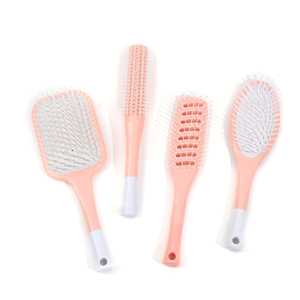 new fashion look blue pink detangling hair brush hair air paddle brush plastic Scalp Massage hair brush