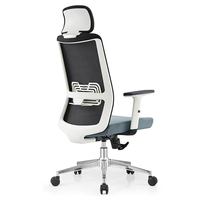 Chaise pivotante de bureau ergonomique, noir, Design moderne, Design Commercial, avec levage 3D SW003A