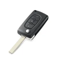 KEYYOU – clé télécommande de voiture 433Mhz ID46 ASK FSK, pour 207/307/407/208/308/408/607 Partner, 3 boutons CE0523/CE0536