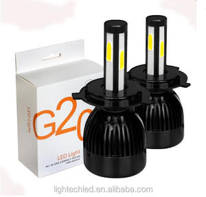 Faros Delanteros LED <span class=keywords><strong>G20</strong></span> de 4 Lados COB de 80 W de Alta Potencia H1 H4 para Automóvil, Motocicleta, Luces de Conducción Automática, Ahorro de Energía, Duraderas - Product Image 3
