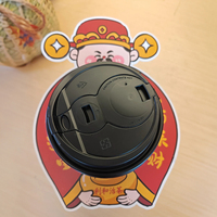 Couvercle de tasse en plastique une pièce anti-fuite jetable de 90mm pour le café, le thé à bulles, les boissons froides à emporter-coloré, épais, matériau PP