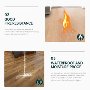 Piso Imperméable Spc Piso De Vinil Palnk Azulejo Clique Bloqueio Nucleo Rigido Spc Piso De Vinil - Product Image 6