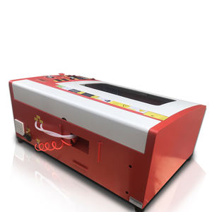 Máquina cortadora de grabador láser MINI CO2 pequeña de 40W 50W para sello de goma de madera de cristal MDF de vidrio acrílico - Product Image 6