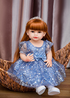 Boutique de mode Silicone Vinyle Reborn Poupée Réaliste 24 pouces Bébé Reborn Poupée Bébé Jouet Poupées pour Enfants Filles