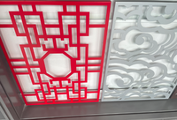 Revêtement mural en aluminium perforé CNC, découpe laser, façade de bâtiment, revêtement en poudre, ignifuge, anti-corrosion, écologique