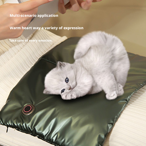 Coperta Elettrica per Animali Domestici, Tappetino Riscaldante per Gatti, Riscaldatore a Temperatura Costante con Timer, Impermeabile, per Cani di Piccola Taglia - Product Image 1