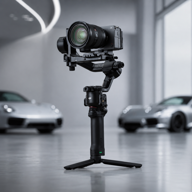 Gimbal for Camera RS 5 with Portable Support for Short Video Travel Recording Camera Setup Use