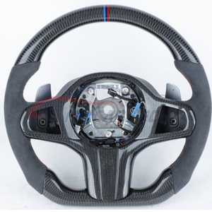 Volante de Fibra de Carbono con LED RPM para <span class=keywords><strong>BMW</strong></span> E81 G30 G20 G22 G38 G12 G05 F10 F30 F01 F02 F13 M2 M3 M4 M5 320i <span class=keywords><strong>335i</strong></span> <span class=keywords><strong>E46</strong></span> E90 - Product Image 4