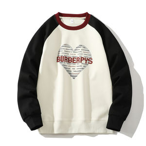 Suéter a juego con colores de moda, camiseta de cuello redondo para hombre, primavera 2025, estilo Joker, holgada, de manga larga, para estudiantes jóvenes. - Product Image 1